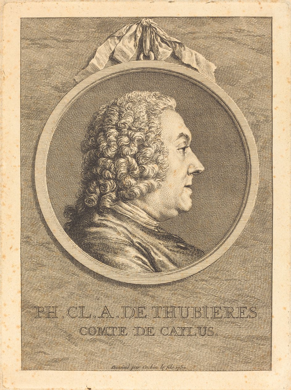 Ph.Cl.A. av Thubieres, greve av Caylus av Charles Nicolas Cochin II