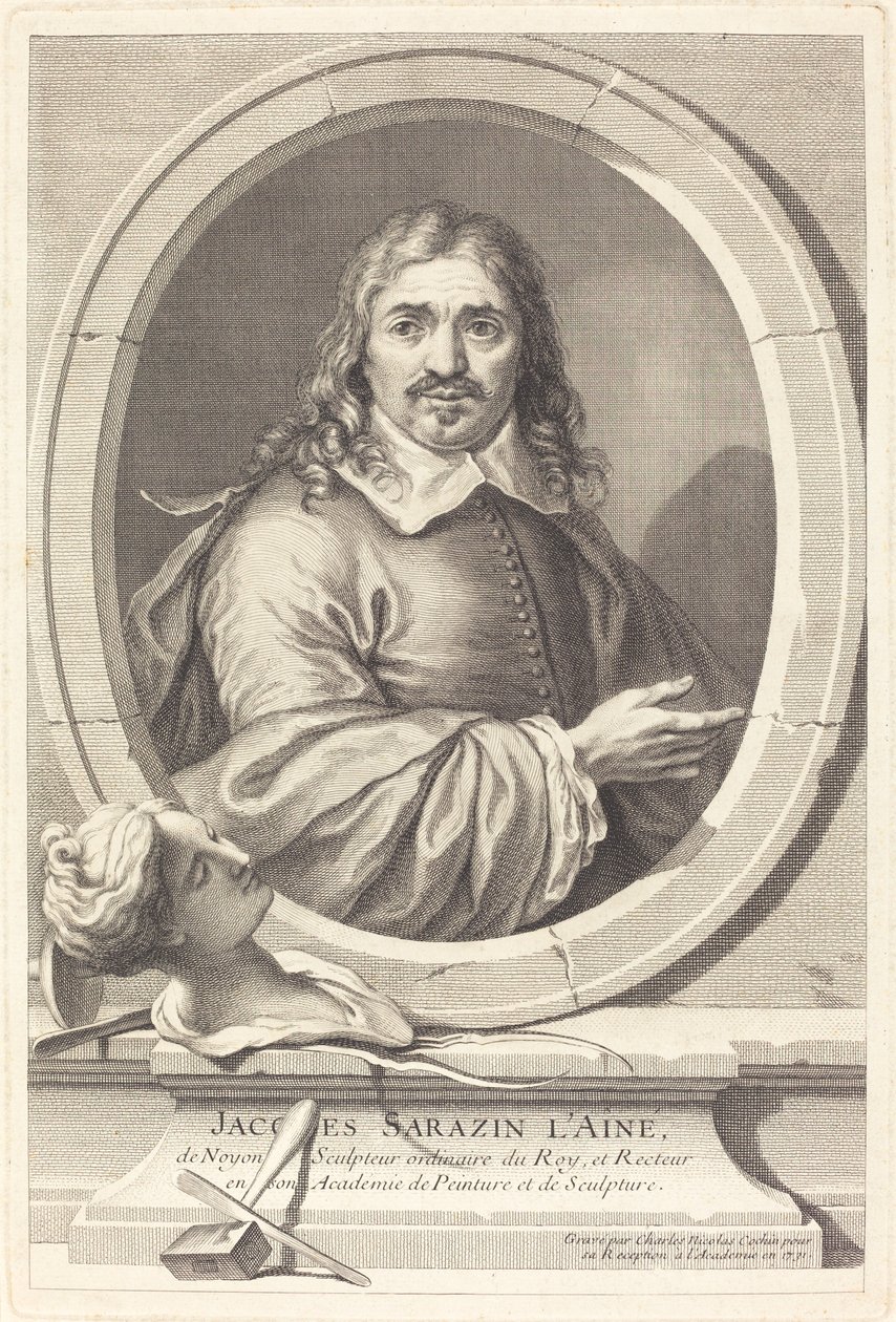 Jacques Sarazin den eldre av Charles Nicolas Cochin I