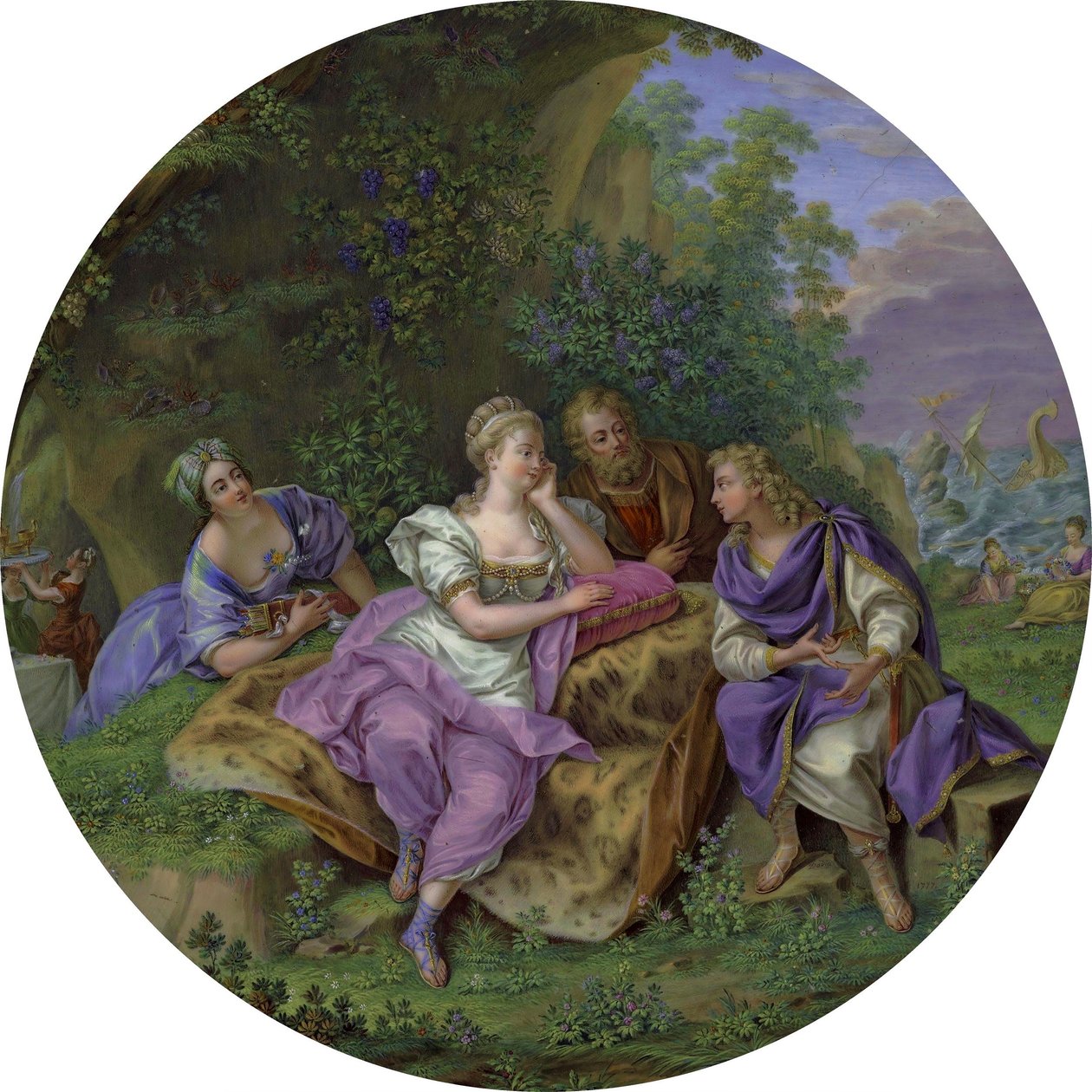 Guéridon av Elżbieta Grabowska (detalj) av Charles Nicolas Dodin