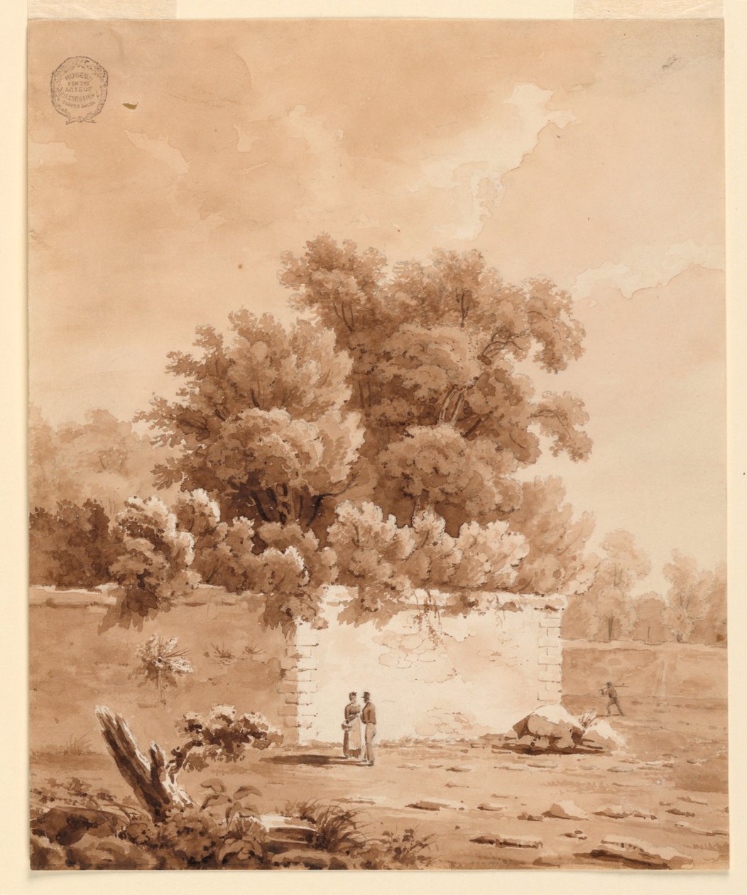På et landsted av Charles Nicolas Ransonnette