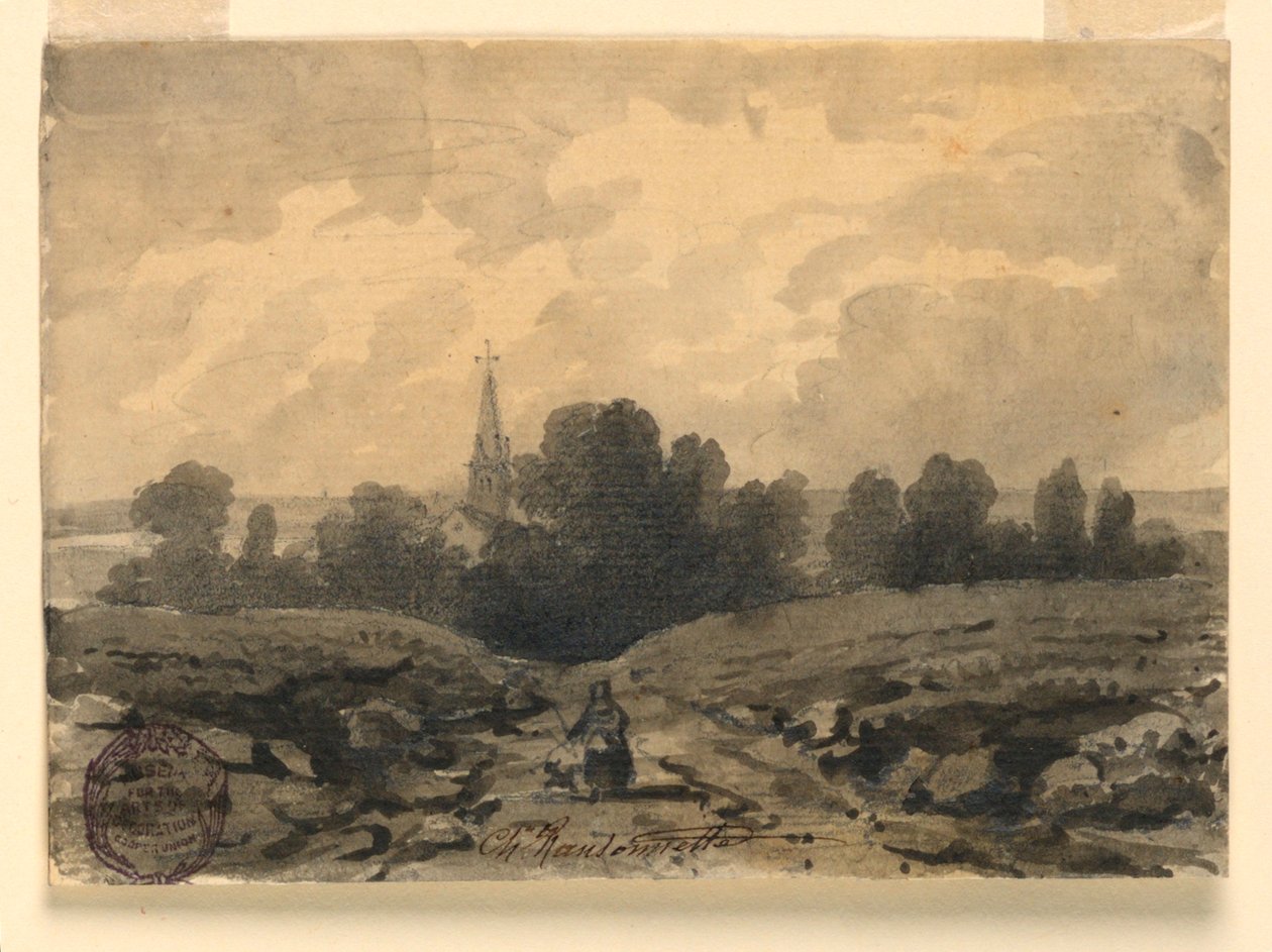 På en landevei av Charles Nicolas Ransonnette