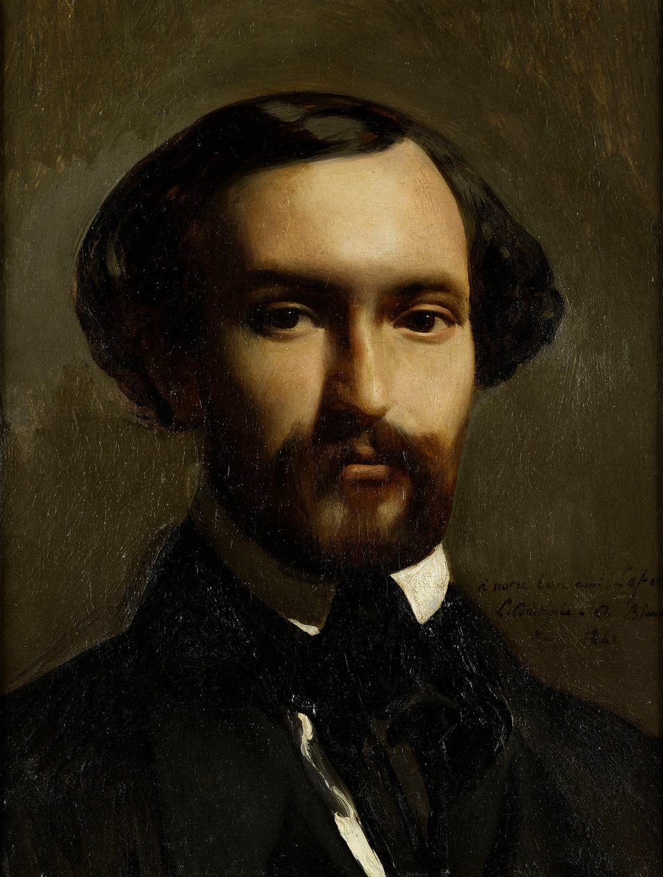 Portrett av komponisten Charles Gounod 1818-1893, 1841. av Charles Octave Blanchard