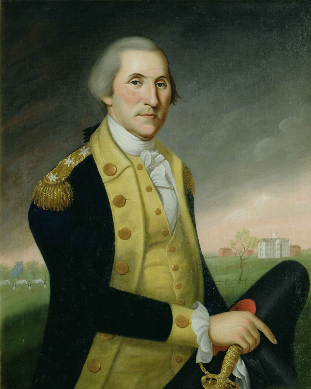 George Washington i Princeton av Charles P. & Peale Charles W. (1741 1827) Polk