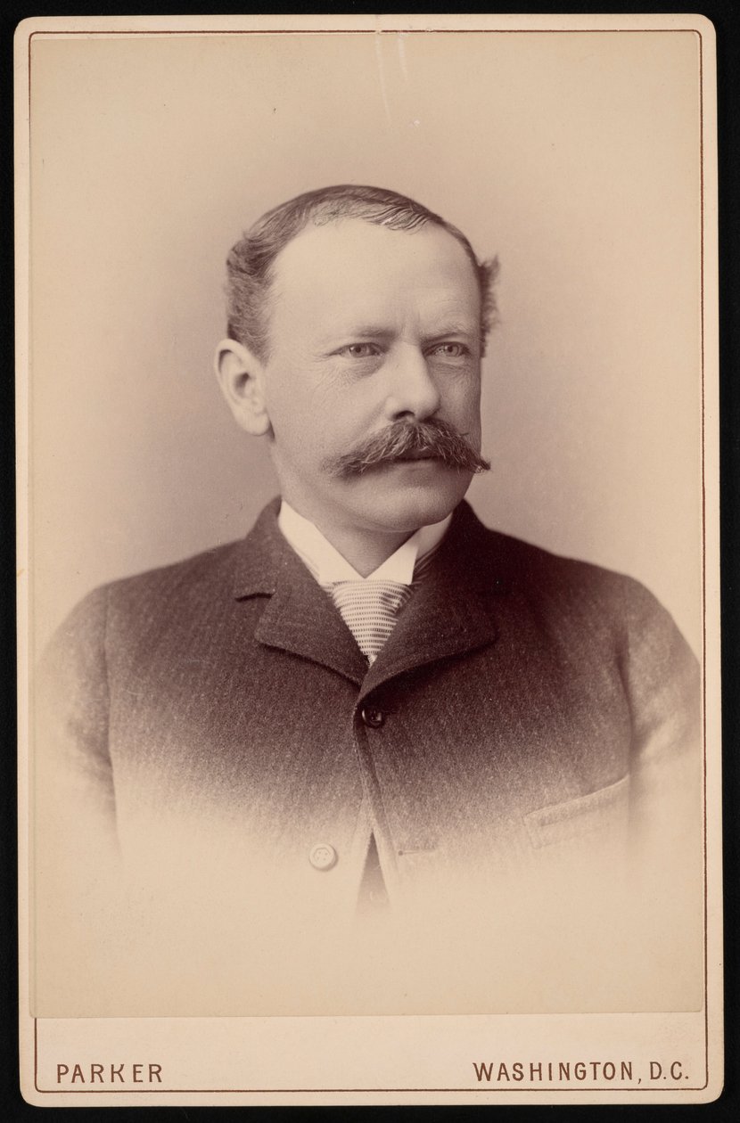 Portrett av Dr. James Milton Flint 1838-1919, mellom 1887 og 1904. av Charles Parker