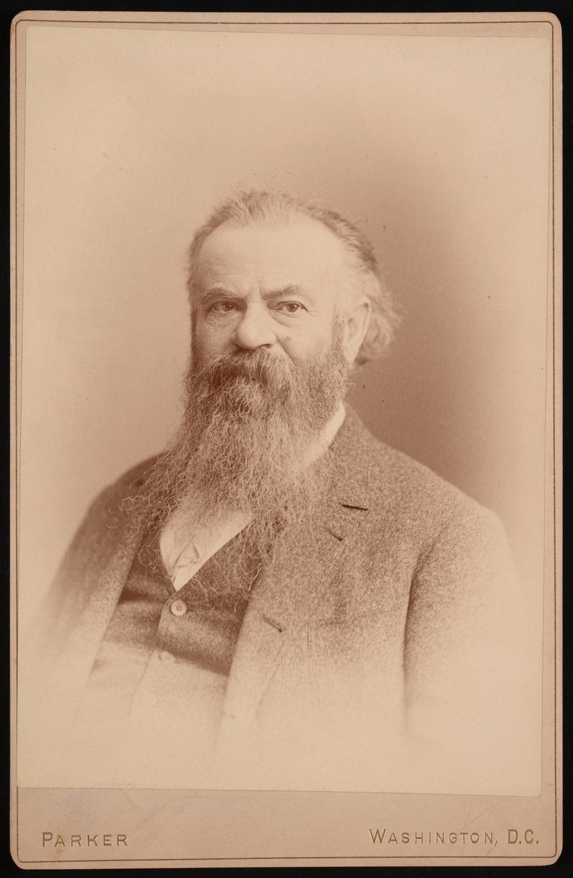 Portrett av John Wesley Powell 1834-1902, 1885. av Charles Parker