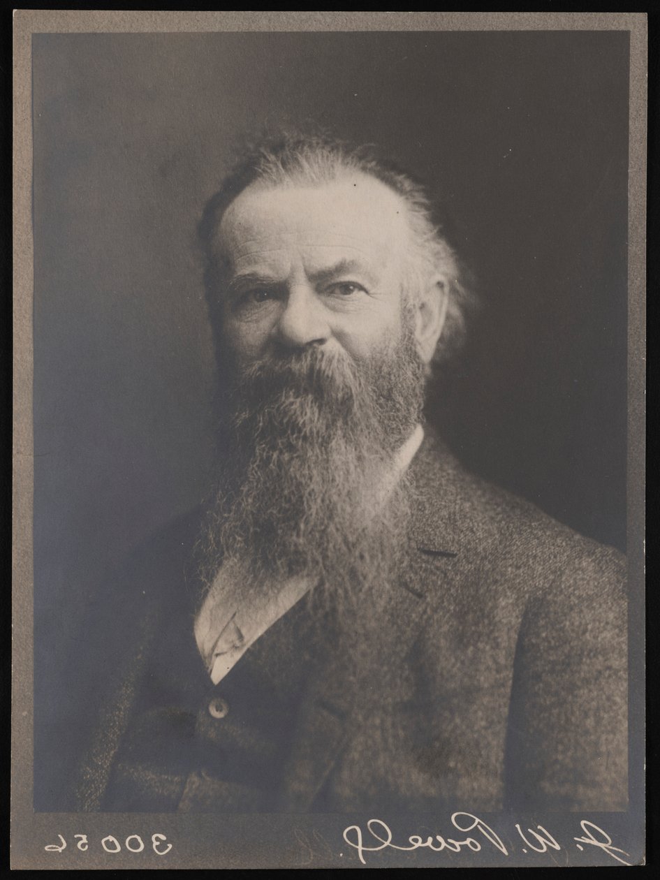 Portrett av John Wesley Powell 1834-1902, 1885. av Charles Parker