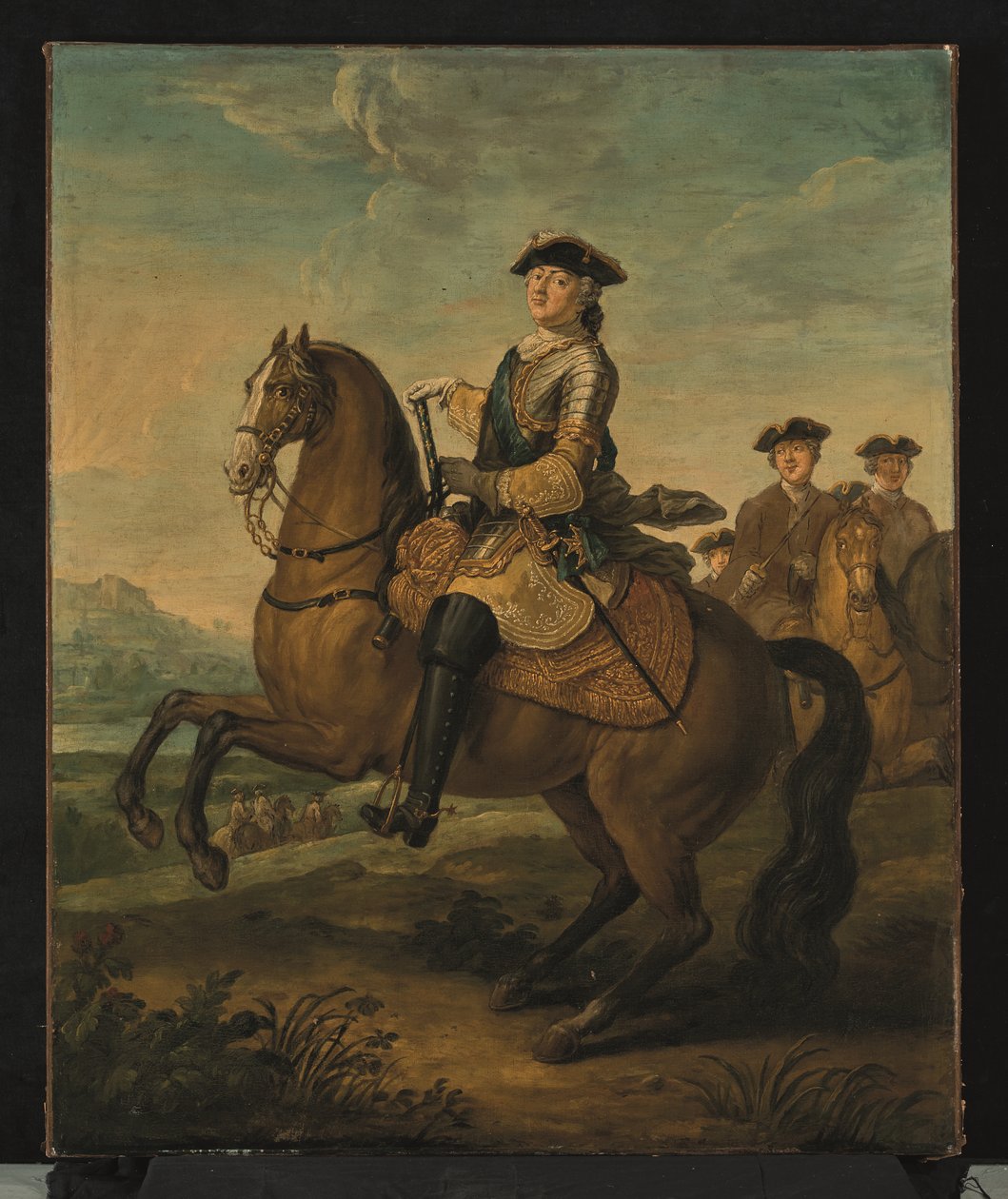 Rytterportrett av Louis XV (olje på lerret) av Charles Parrocel