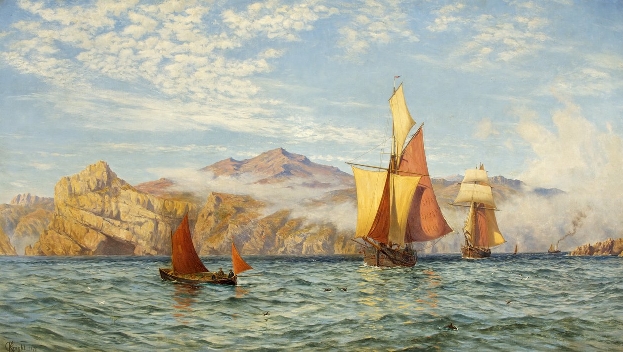 Ramsey Island, utenfor Pembrokeshire av Charles Parsons Knight
