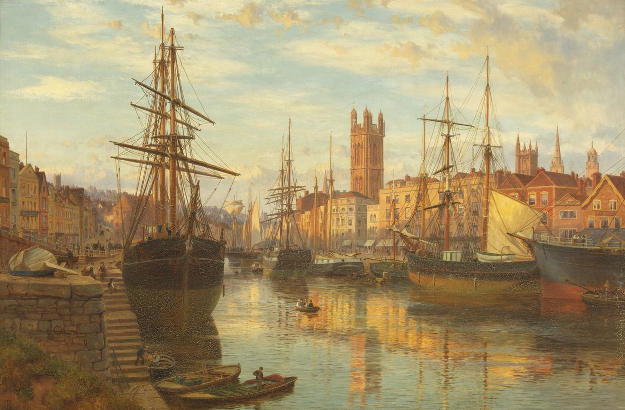 The Floating Harbour, Bristol av Charles Parsons Knight