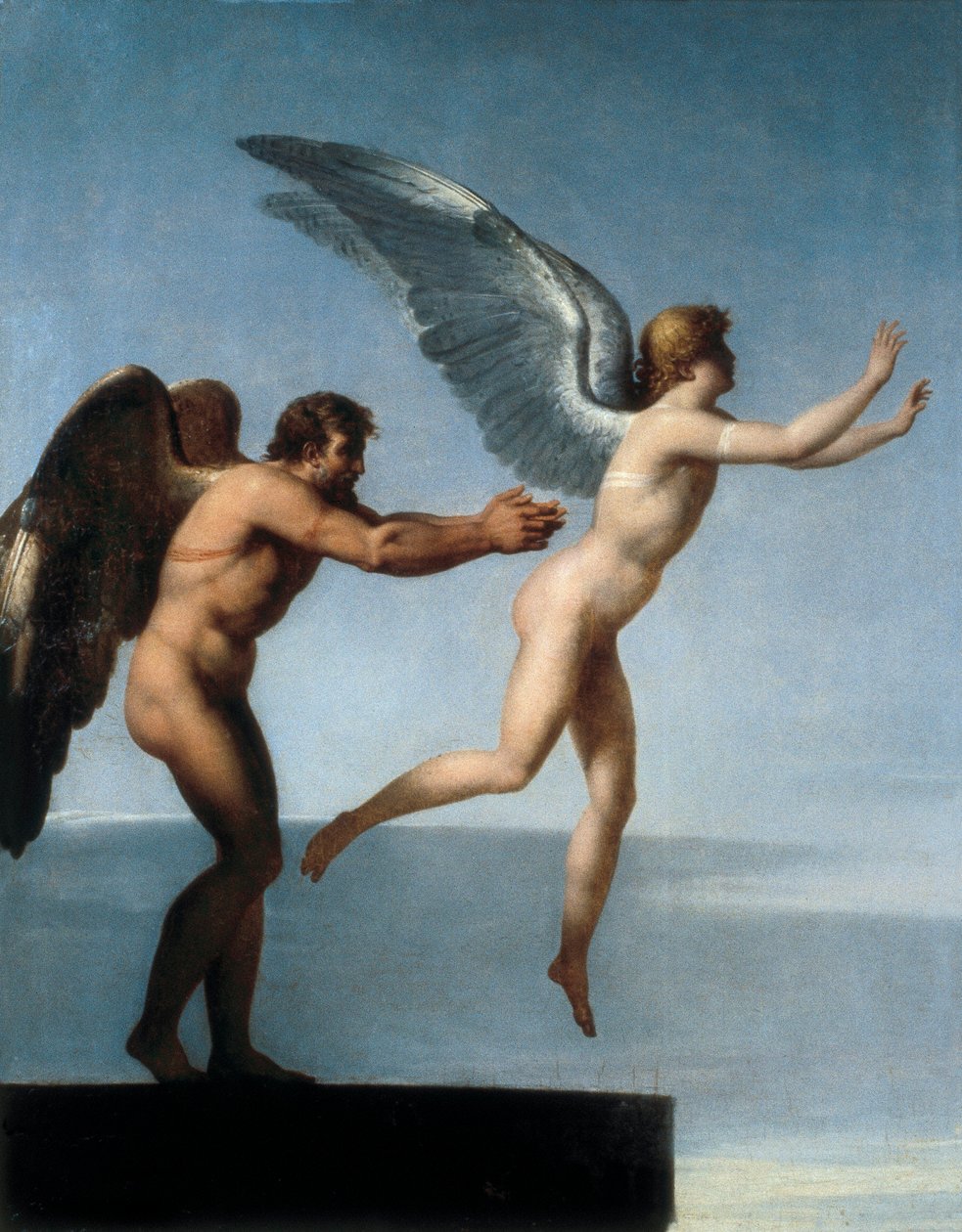 "Daedalus og Icarus"" (Icarus og Daedalus) av Charles Paul Landon