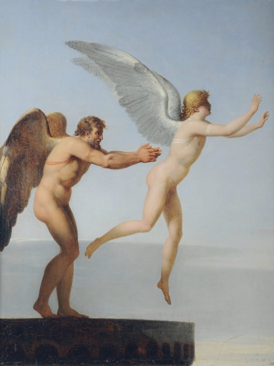 Ikaros og Daedalus av Charles Paul Landon