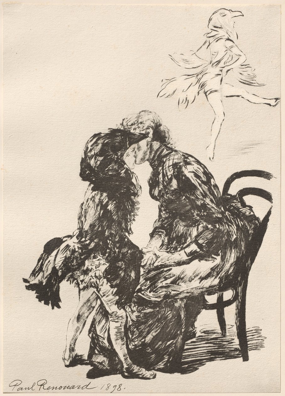Før balletten, 1898. av Charles Paul Renouard