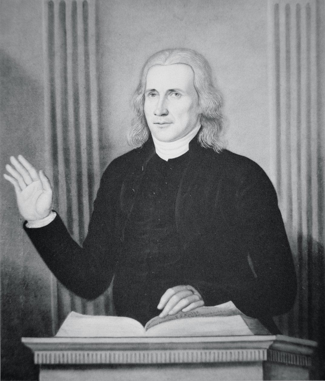 Francis Asbury (litho) av Charles Peale (after) Polk