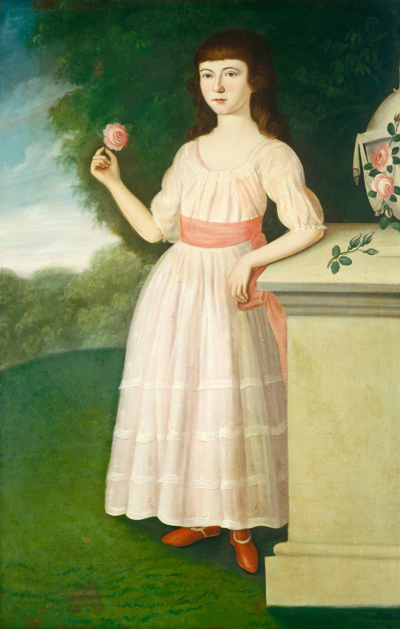 Anna Maria Cumpston, ca. 1790. av Charles Peale Polk