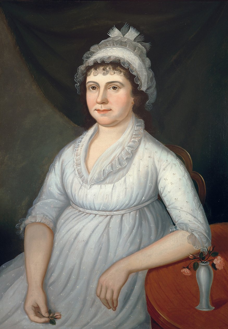 Hannah Lemmon Corcoran, ca. 1802-10 av Charles Peale Polk