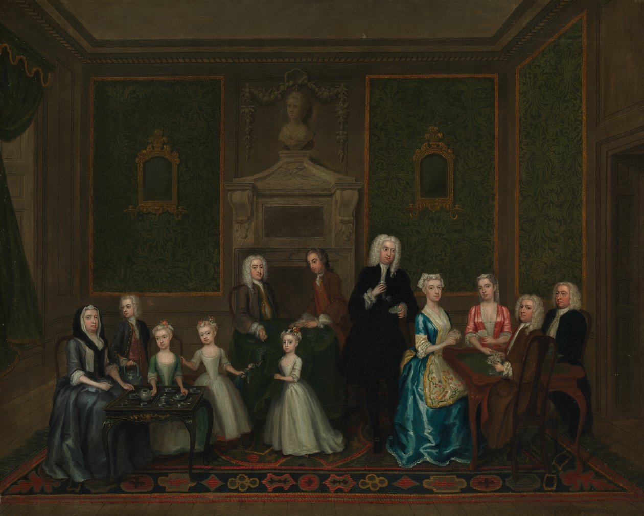 Den sterke familien, 1732 av Charles Philips