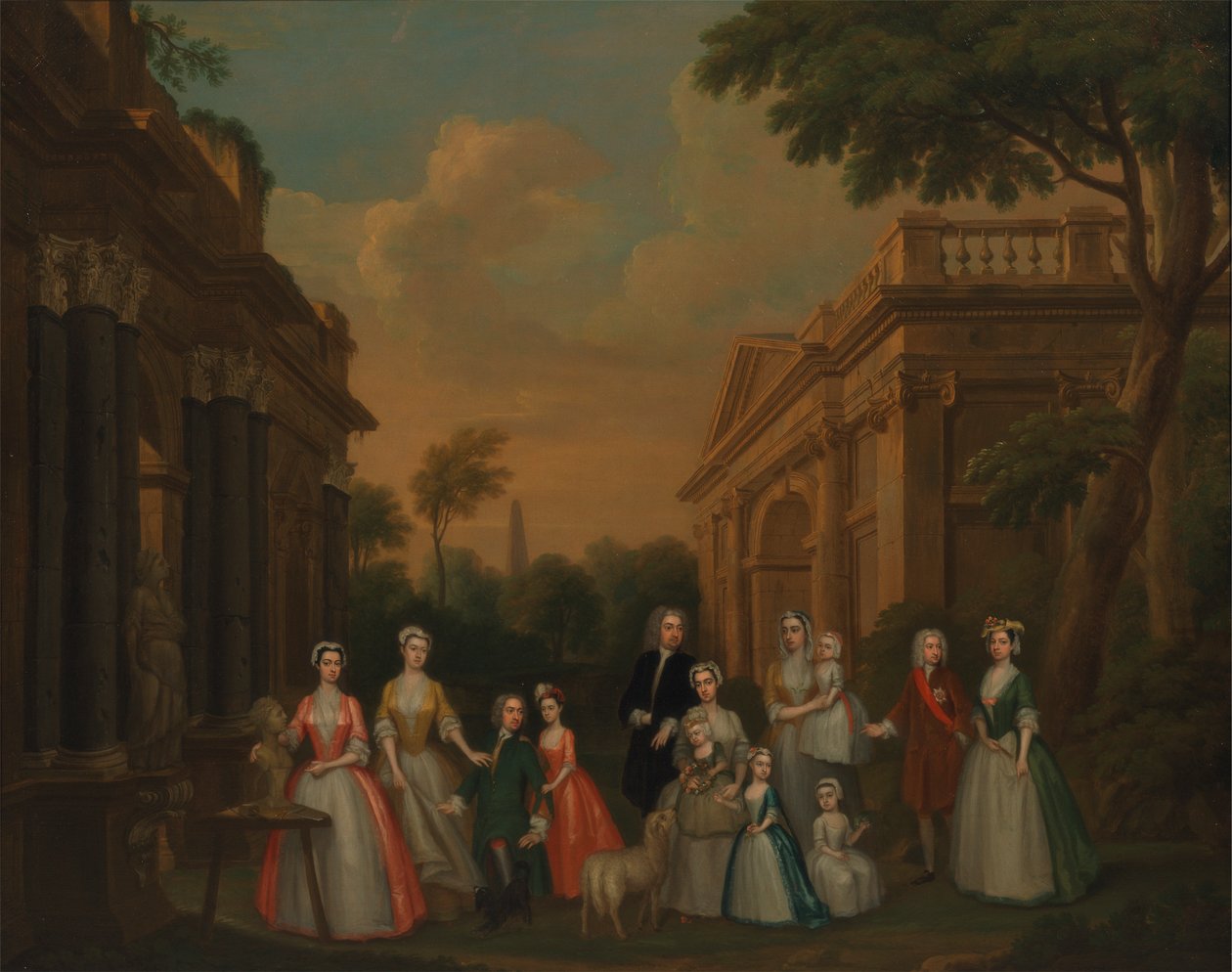 Familiene Watson-Wentworth og Finch av Charles Philips