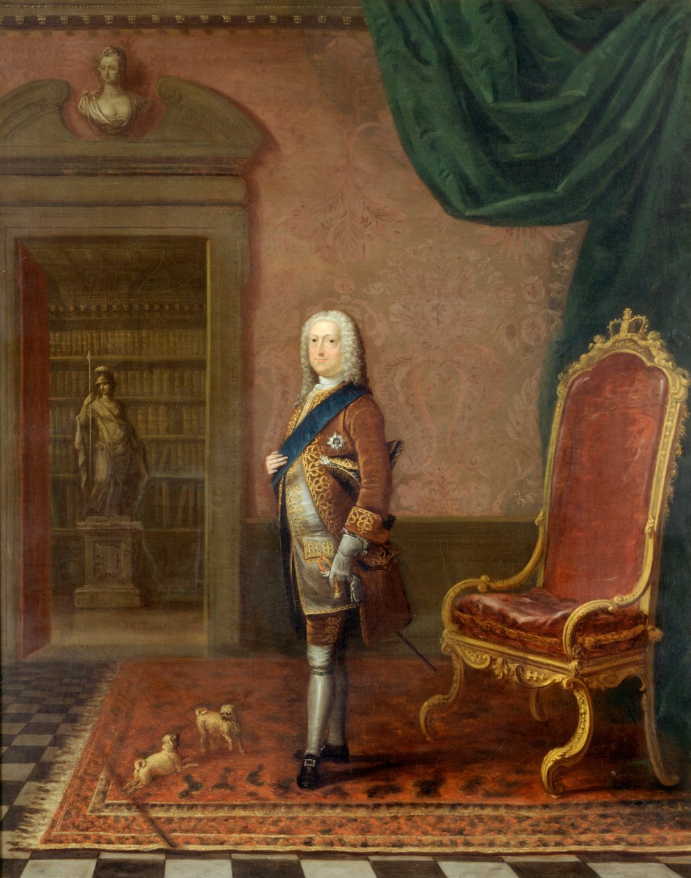 George II i biblioteket til St. James