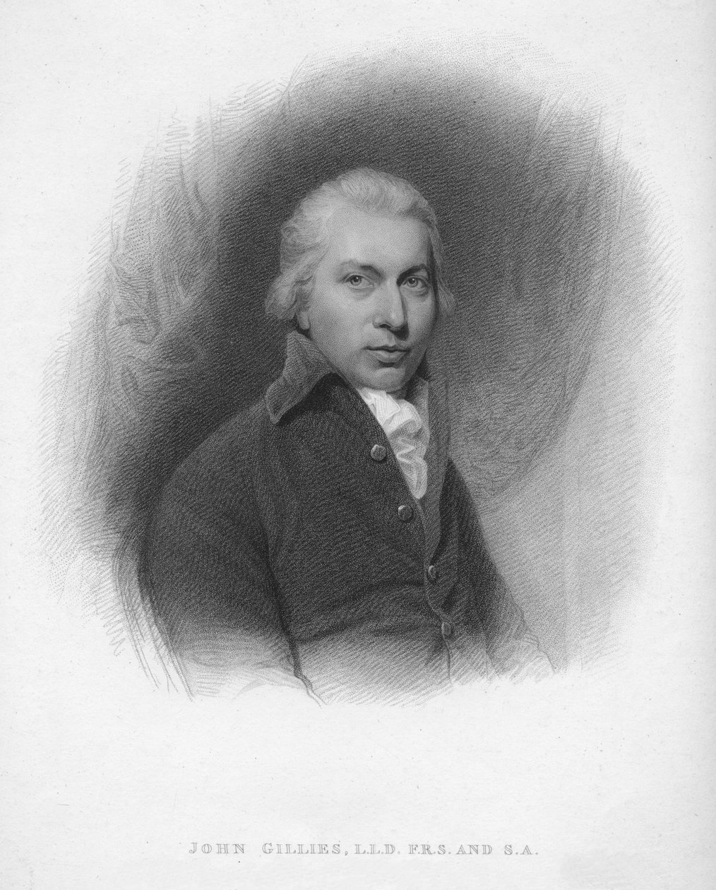 John Gillies, LLDFRS og SA, 1813. av Charles Picart