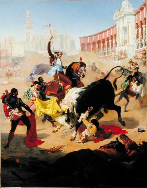 Tyrefekting, 1846 av Charles Porion
