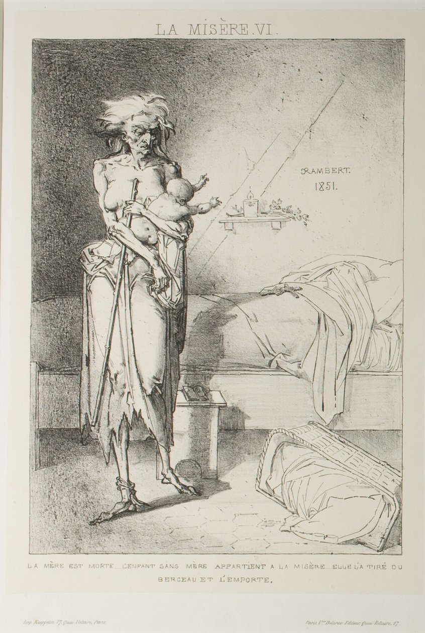 Tavle seks fra Elendighet av Charles Rambert