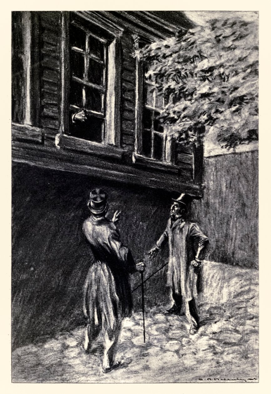 De så det bare for et glimt