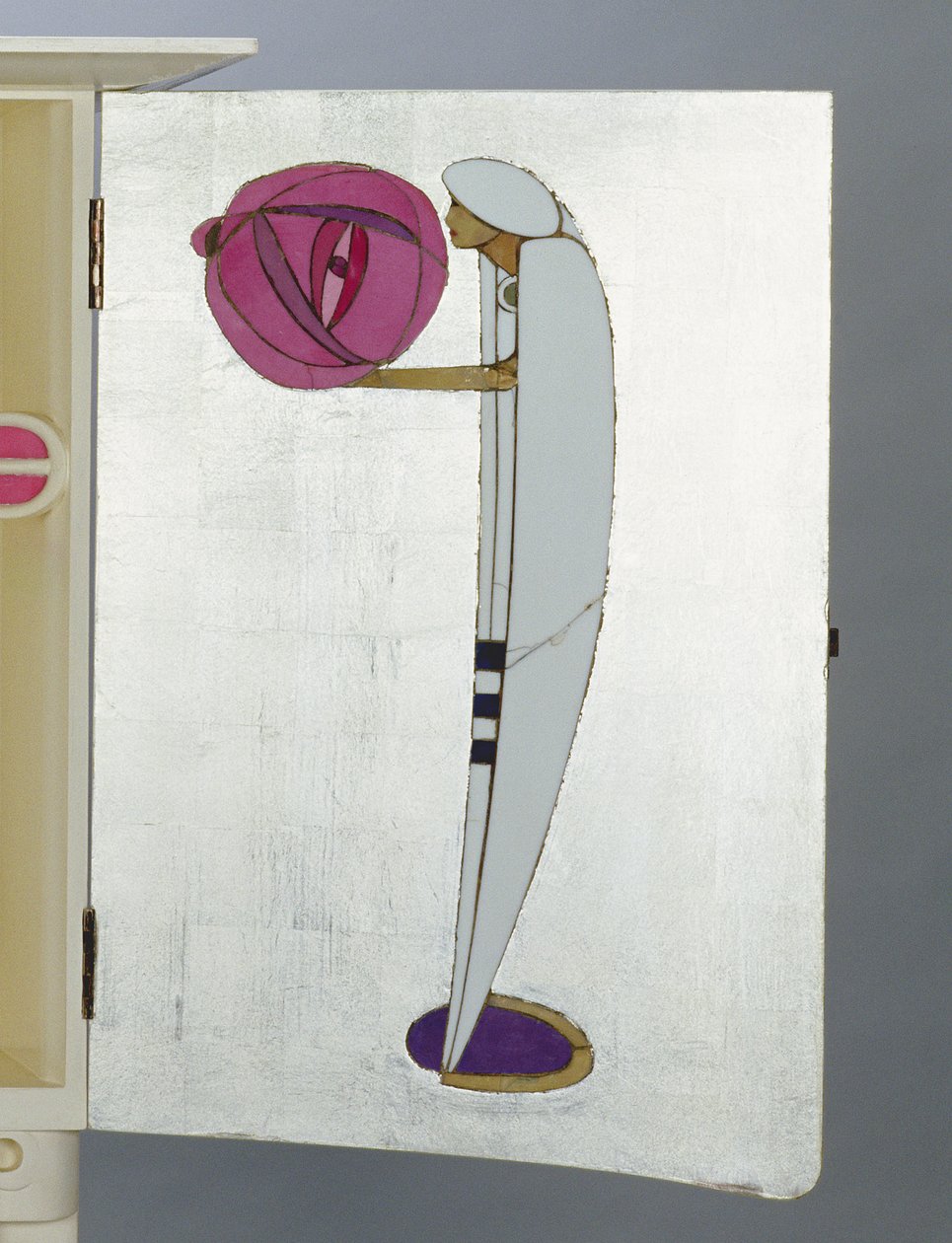 Figur i arabisk kappe og turban som holder en lykt av Charles Rennie Mackintosh