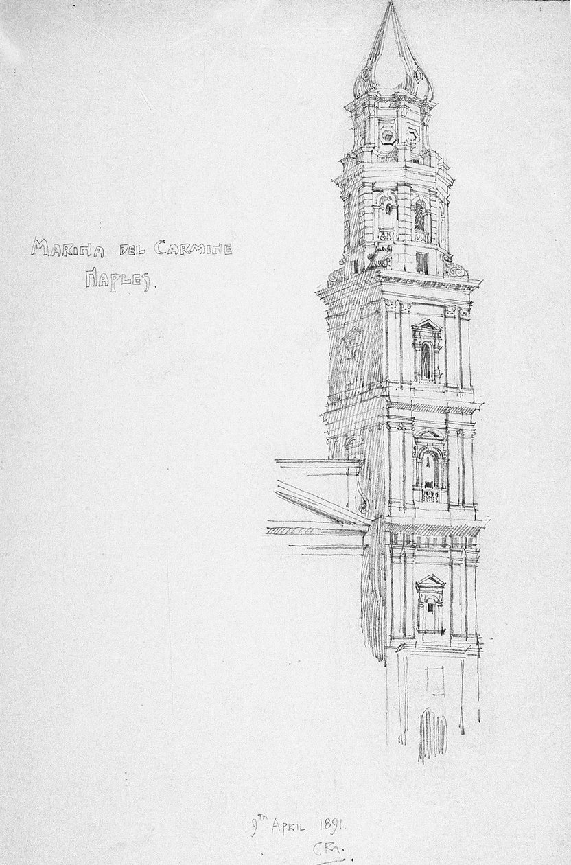 Marian del Carmine, Napoli av Charles Rennie Mackintosh