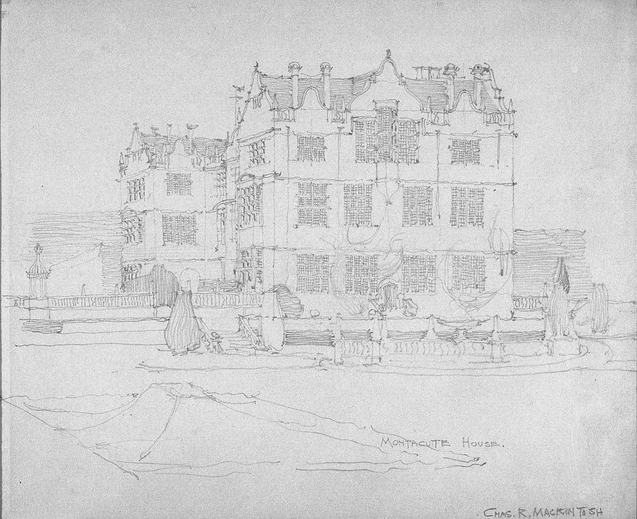 Montacute House, ca. 1893-1920 av Charles Rennie Mackintosh