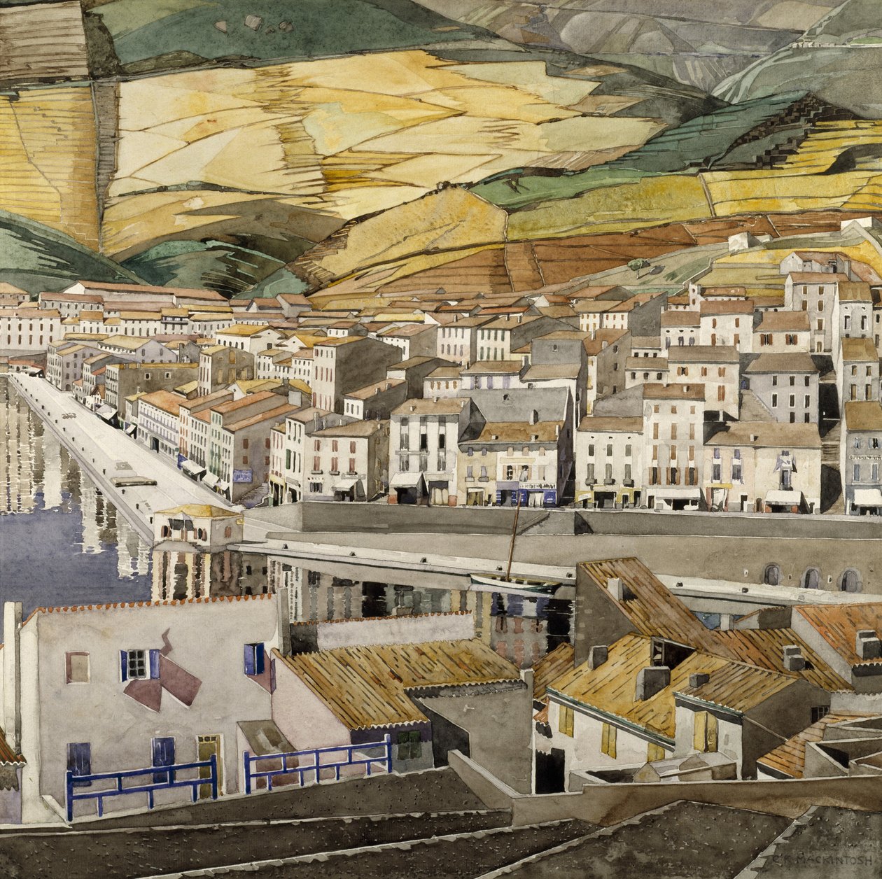Port-Vendres av Charles Rennie Mackintosh