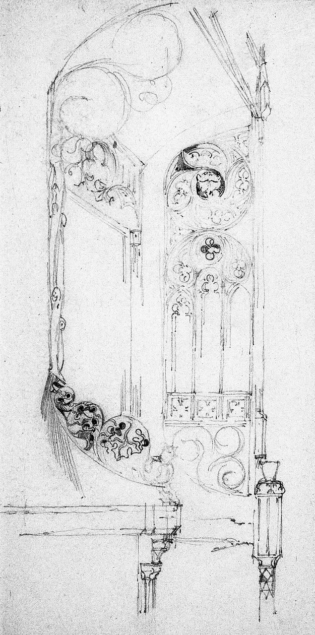 Trapp, 1891 av Charles Rennie Mackintosh