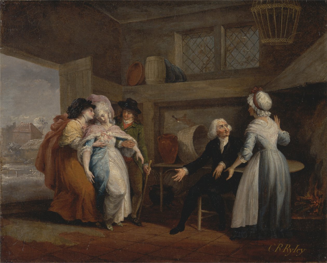 'The Vicar of Wakefield,' Vol. II, kap. III: Olivias retur av Charles Reuben Ryley