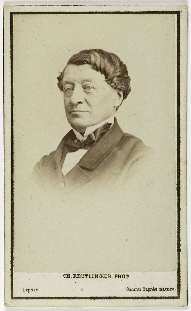 Portrett av Laborde Léon, diplomat, arkeolog og kurator ved Louvre, ca. 1860-90 (bilde) av Charles Reutlinger