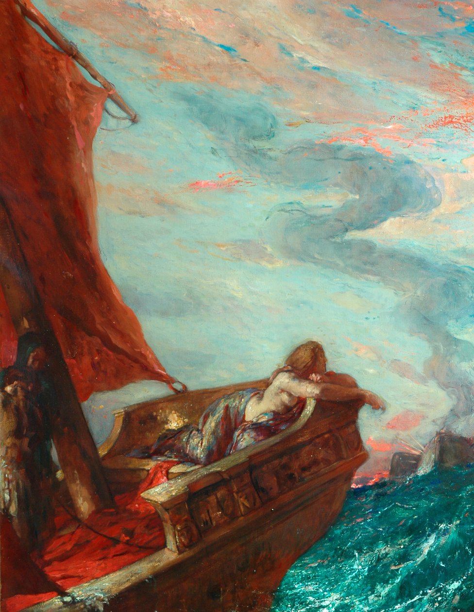 Cleopatra på flukt av Charles Ricketts