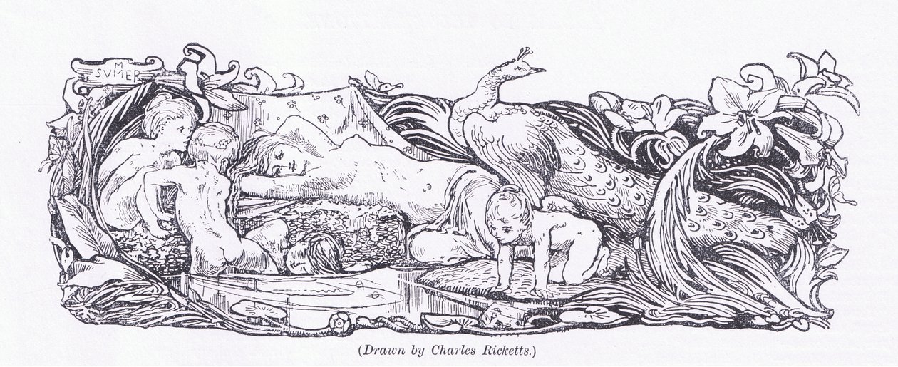 Summer, fra The Magazine of Art 1893, Cassell and Company, 1893 av Charles Ricketts