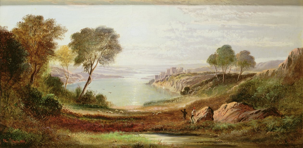 Morgen, Chepstow Castle, Monmouthshire av Charles Robert Leslie