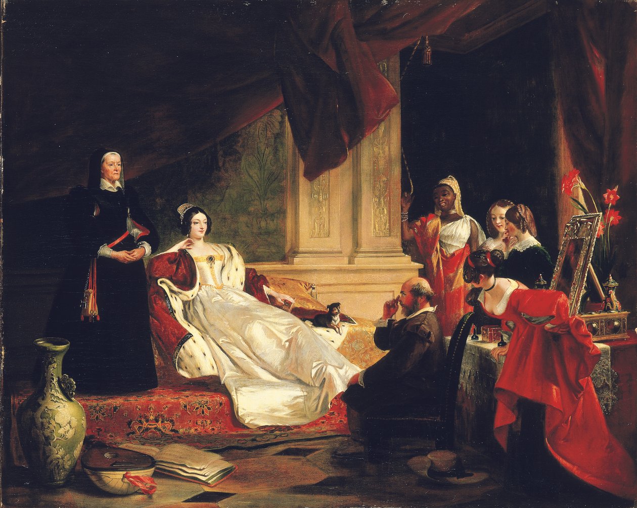 Sancho Panza i hertuginnens leilighet, 1857 av Charles Robert Leslie