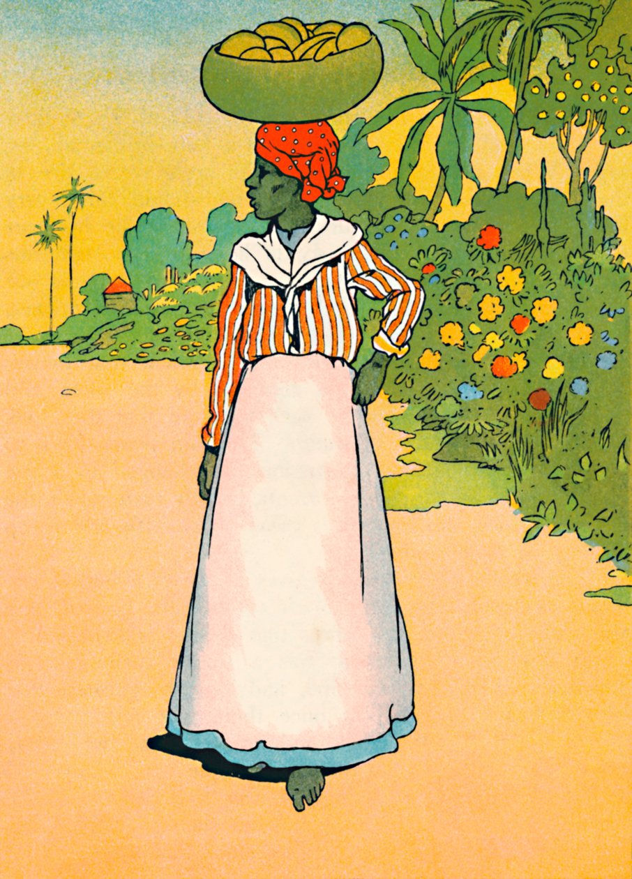 En gate i Jamaica, 1912 av Charles Robinson