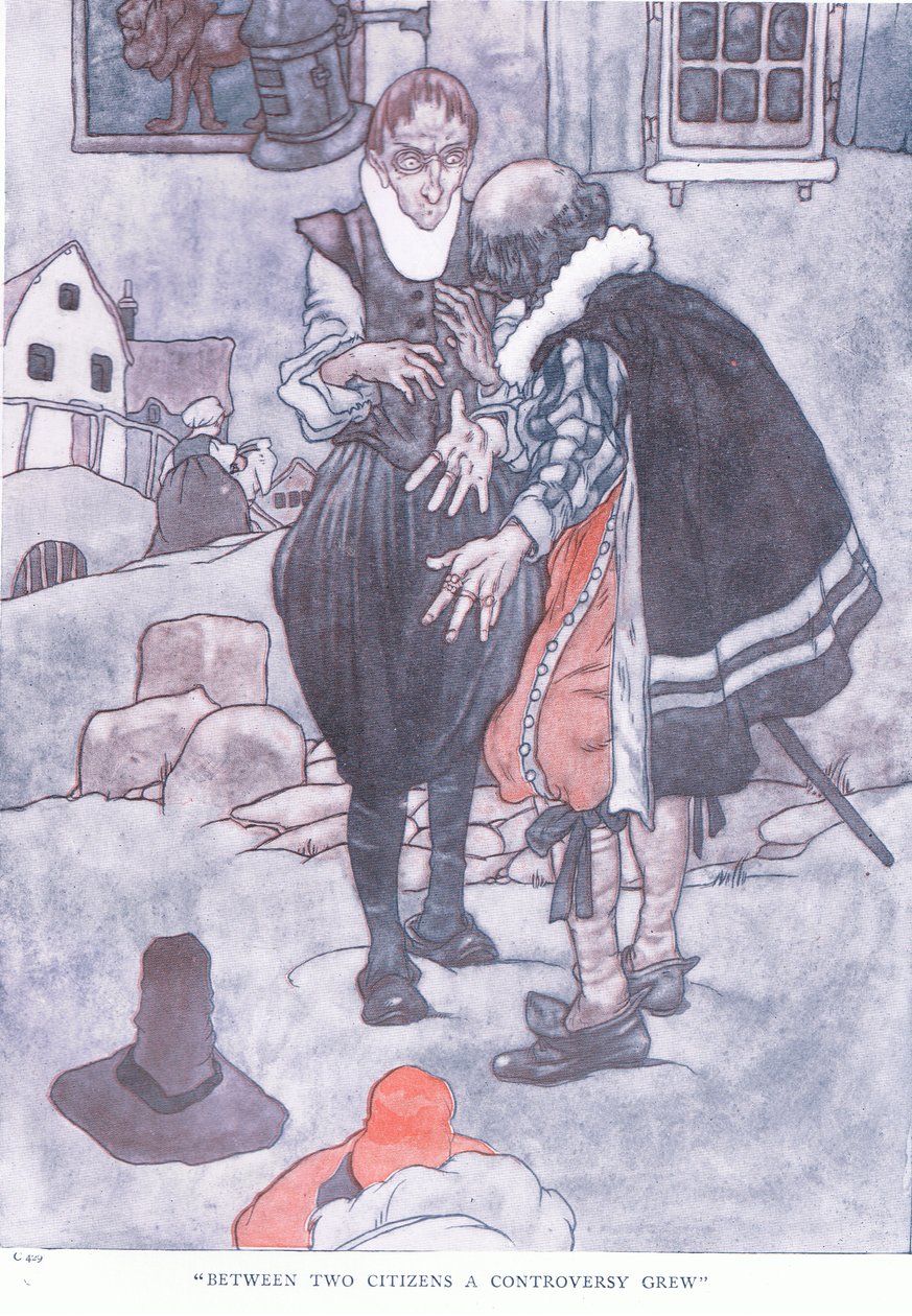 Mellom de to innbyggerne vokste det frem en motsetning på 1930-tallet av Charles Robinson