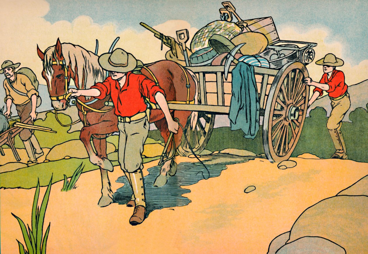 Off to the Gold-Fields, 1912 av Charles Robinson