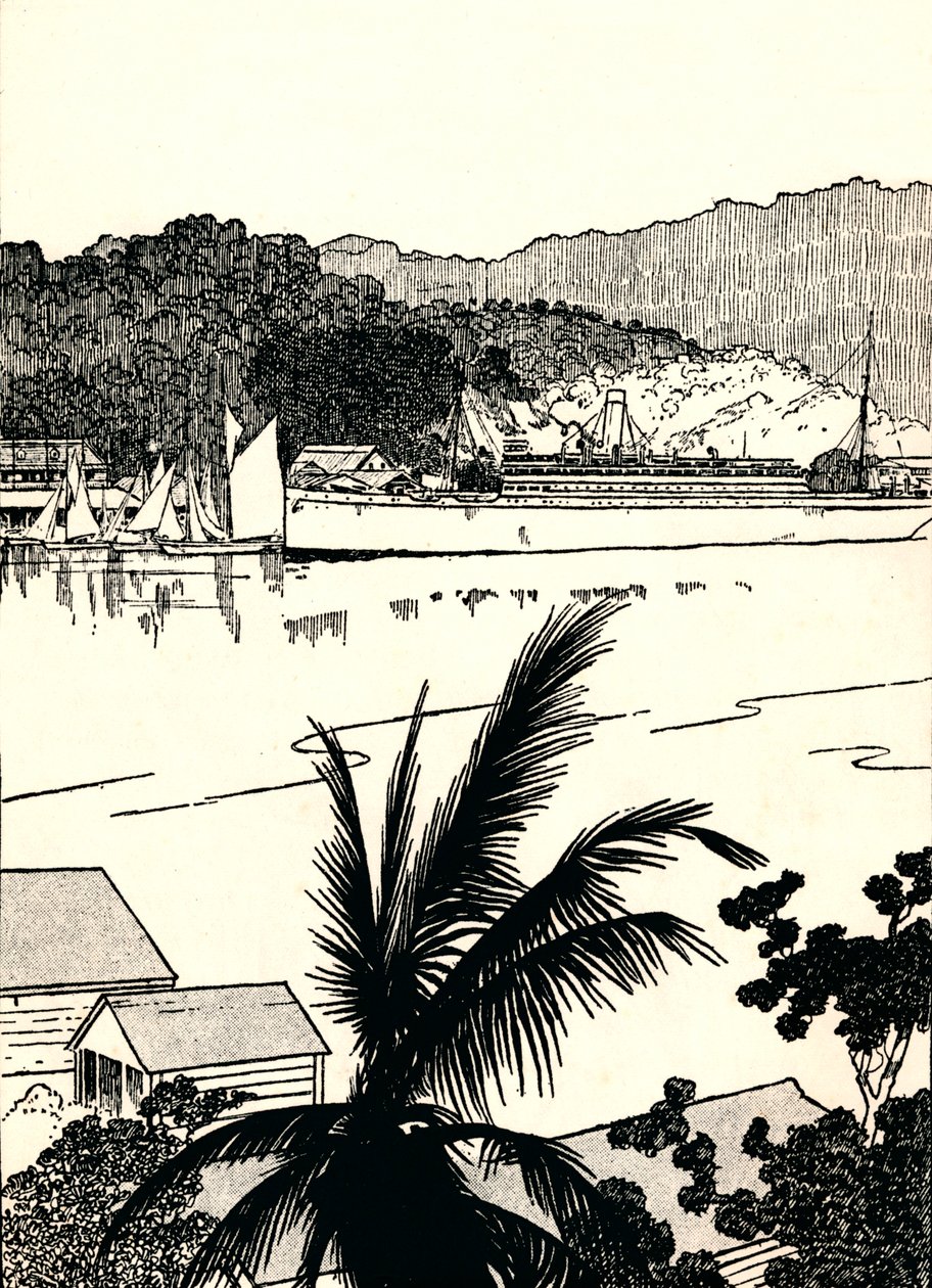 Port Antonio, Jamaica, 1912 av Charles Robinson