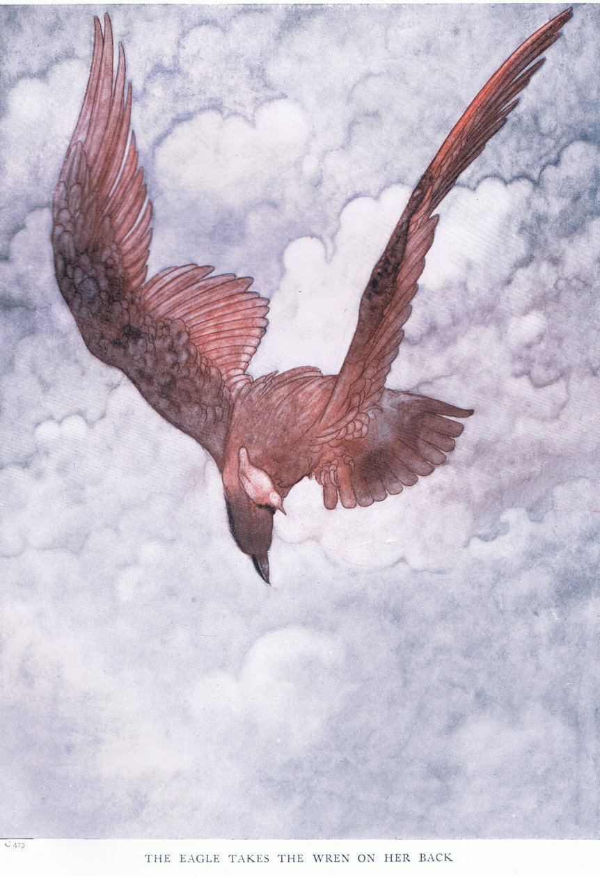 The Eagle tar Wren på ryggen, 1930-tallet av Charles Robinson