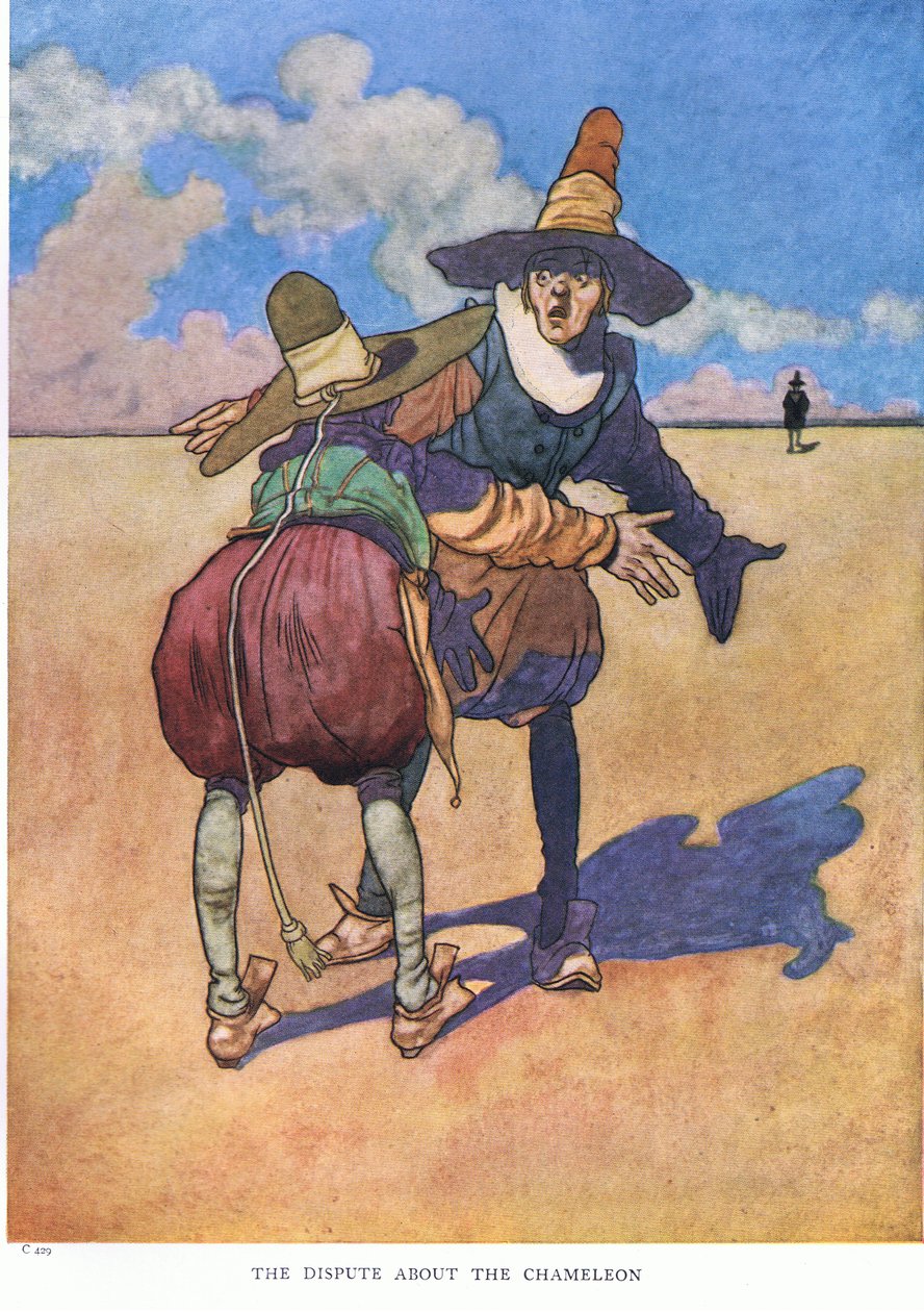 Striden om kameleonen, 1930-tallet av Charles Robinson