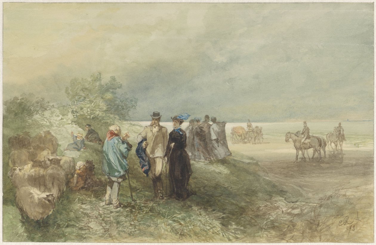 På kysten av Zuiderzee av Charles Rochussen