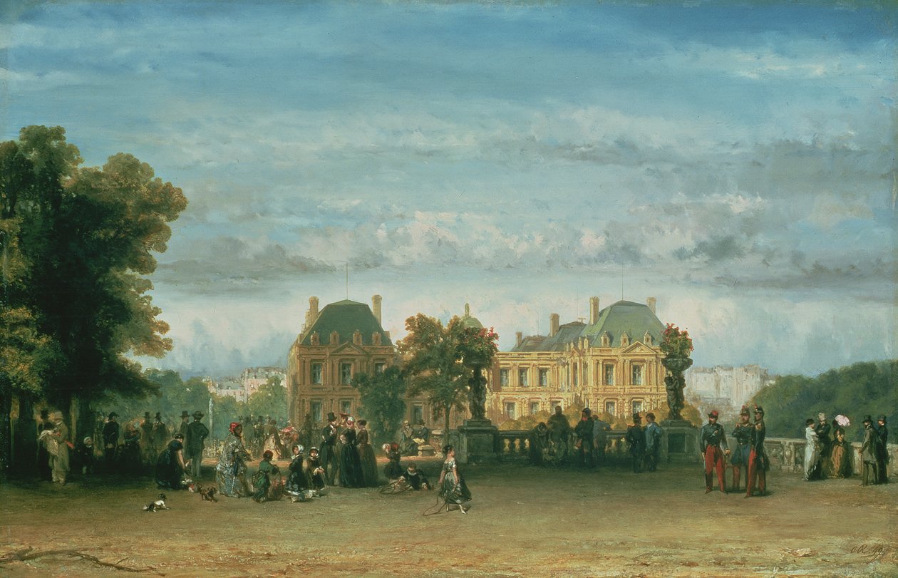 Luxembourghagen, 1849 (panel) av Charles Rochussen