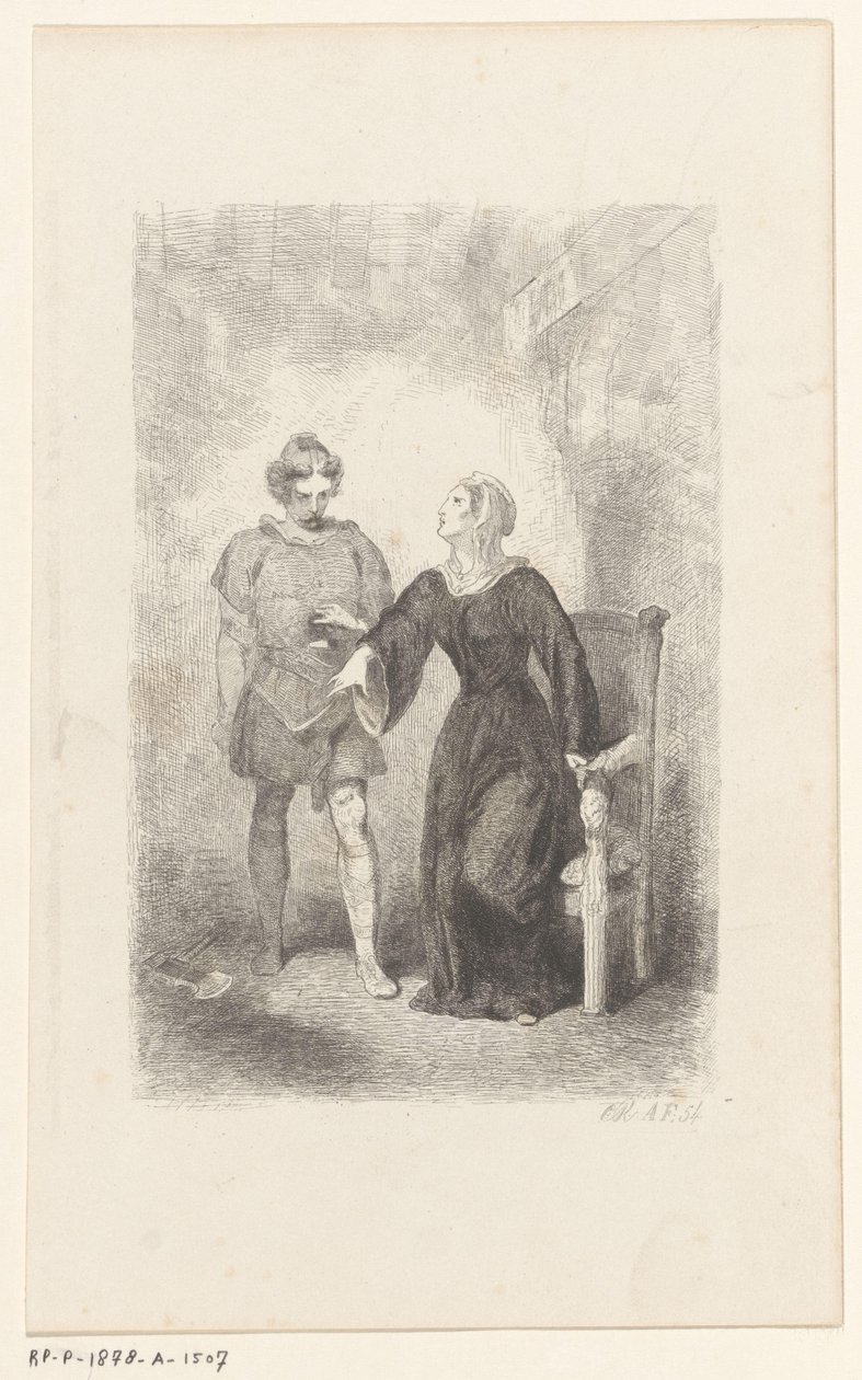 Wilfried med moren sin av Charles Rochussen