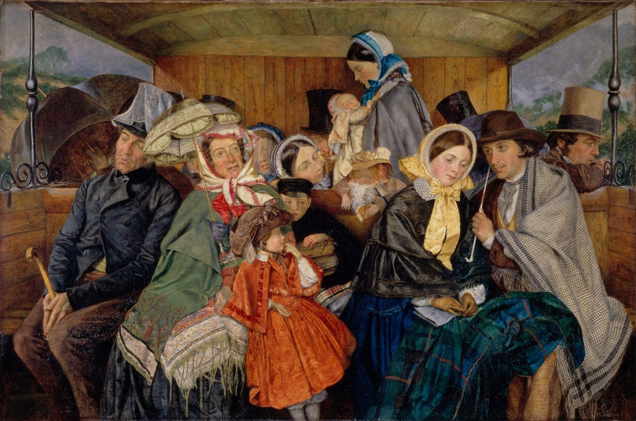 Til Brighton og tilbake for Three and Sixpence, 1859 av Charles Rossiter