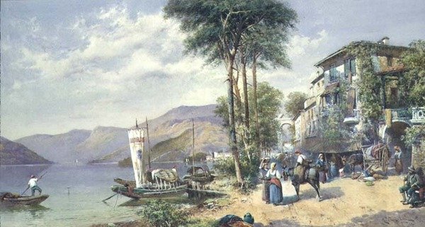 Luvino, Lago Maggiore av Charles Rowbotham