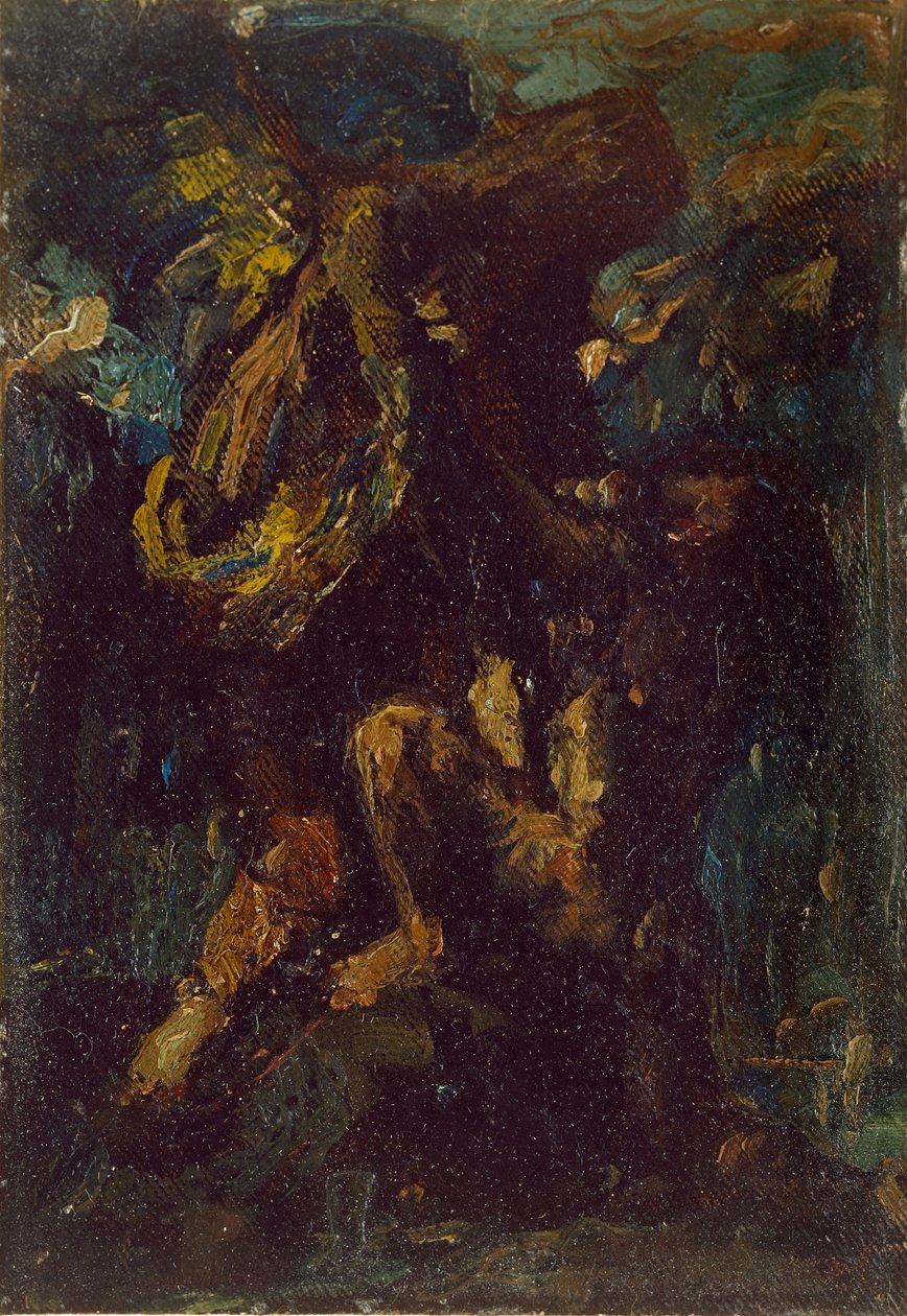 Jakob bryter med engelen, 1800-tallet av Charles S Ricketts