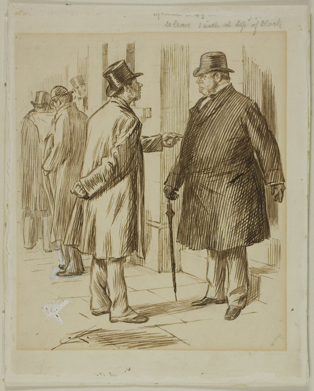 Overnatting av Charles Samuel Keene